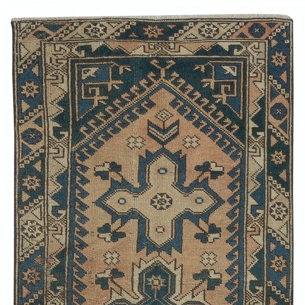 Vintage Corridor Rug. Hallway Runner. Kitchen Rug. Narrow Stair Rug. One of a kind Entryway Rug