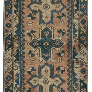 Vintage Corridor Rug. Hallway Runner. Kitchen Rug. Narrow Stair Rug. One of a kind Entryway Rug