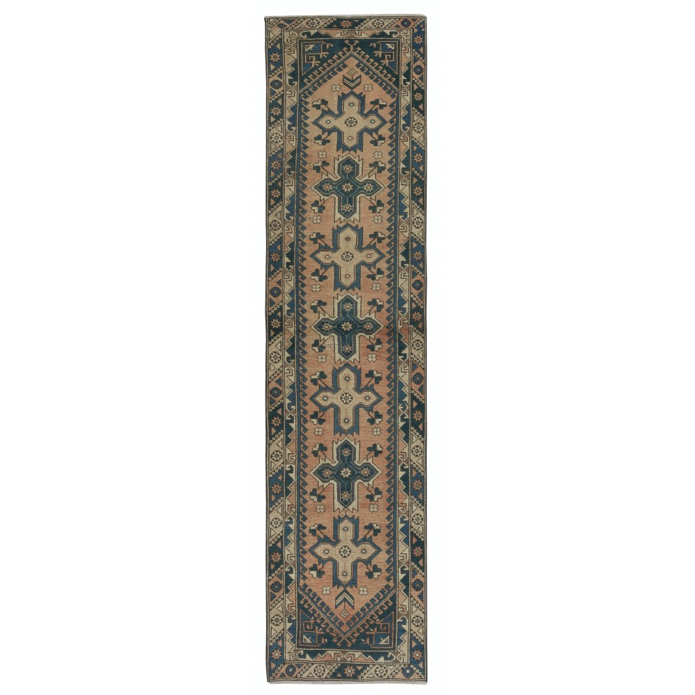 Vintage Corridor Rug. Hallway Runner. Kitchen Rug. Narrow Stair Rug. One of a kind Entryway Rug