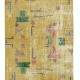 One of a pair of Rare Mid-Century Modern Rug Runners designed by late Artist Zeki Muren