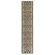 Vintage Handmade Turkish Wool Narrow Runner Rug for Hallway Decor