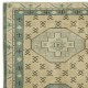 Mid-Century Handmade Turkish Accent Rug Made of Wool