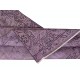 Purple Color Handmade Hallway Runner. Kitchen Rug. Floral Patterned Corridor Rug. Modern Stair Rug