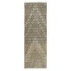 Vintage Runner Rug for Kitchen. Handmade Hallway Rug. Floral Pattern Stair Rug. Corridor Rug