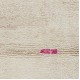 Minimalist Vintage Anatolian "Tulu" Rug in Solid Beige, 100% Natural Wool