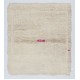Minimalist Vintage Anatolian "Tulu" Rug in Solid Beige, 100% Natural Wool