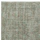 Vintage Handmade Turkish Accent Rug in Brown Color