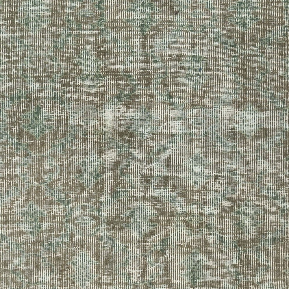 Vintage Handmade Turkish Accent Rug in Brown Color