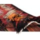 Vintage Shag Pile Handmade Turkish Tulu Runner Rug Made of Mohair Wool