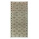 Handmade Turkish Accent Rug for Kitchen. Vintage Small Rug for Entryway or Bedroom
