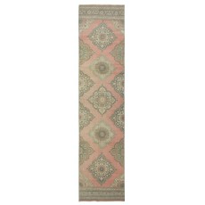 Handmade Hallway Runner. Kitchen Rug. Corridor Rug. 1960s Stair Rug