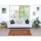Mid-Century Hand-Woven Bohemian Turkish Kilim. 100% Wool. Vintage Flat-Weave Rug