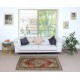 One of a pair Vintage Handmade Turkish Area Rug, 100% Wool