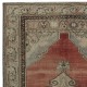 One of a pair Vintage Handmade Turkish Area Rug, 100% Wool