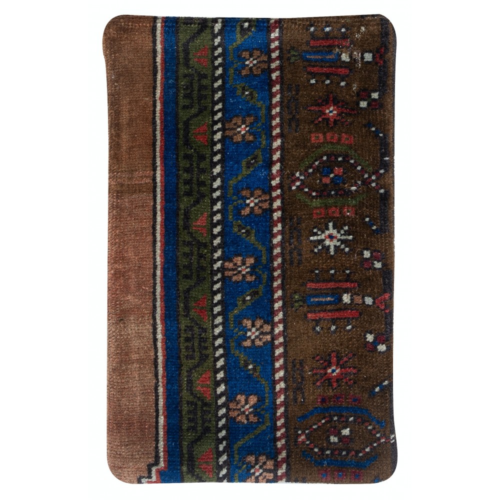Handmade Turkish Wool Cushion Cover. Handmade Rug Pillow. Rustic Throw Pillow