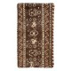 Rustic Turkish Cushion Cover. Handmade Wool Rug Pillow. Bohemian Style Toss Pillow. Vintage Toss Pillow