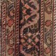 Authentic Turkish Wool Cushion Cover. Handknotted Rug Pillow. Rustic Decor. Vintage Throw Pillow