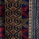 Authentic Turkish Wool Cushion Cover. Handknotted Rug Pillow. Rustic Decor. Vintage Throw Pillow