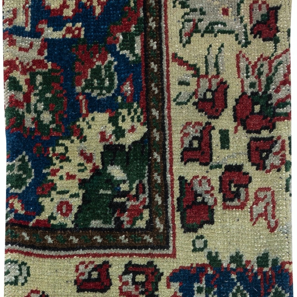 Vintage Turkish Rug Pillow Cover. Boho & Farmhouse Decor. Handmade Cushion Cover