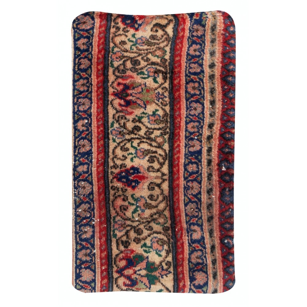 Vintage Toss Pillow Cover. Decorative Handmade Turkish Rug Cushion Cover