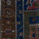 Hand-knotted Turkish Wool Rug Cushion Cover. Rustic Throw Pillow. Home Gift