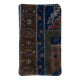 Hand-knotted Turkish Wool Rug Cushion Cover. Rustic Throw Pillow. Home Gift