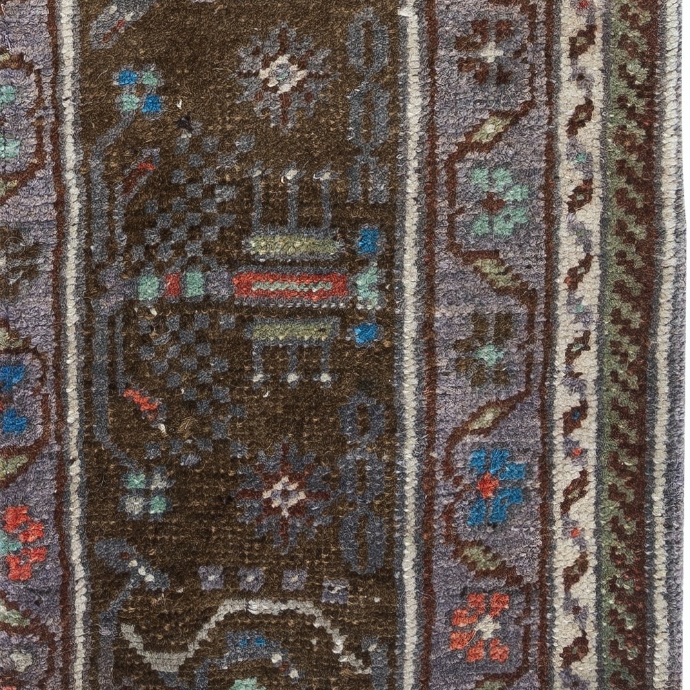 Vintage Toss Pillow Cover. Decorative Handmade Turkish Rug Cushion Cover