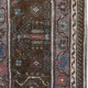 Vintage Toss Pillow Cover. Decorative Handmade Turkish Rug Cushion Cover