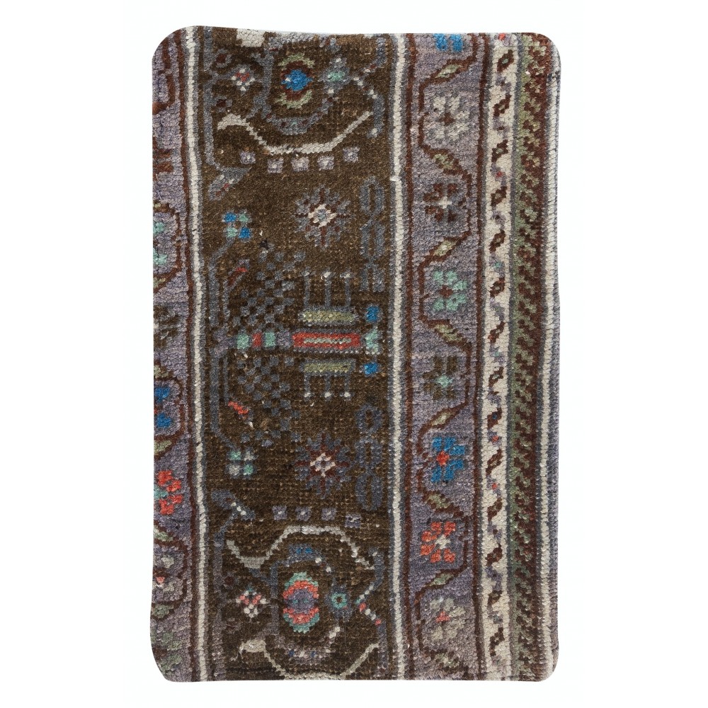 Vintage Toss Pillow Cover. Decorative Handmade Turkish Rug Cushion Cover