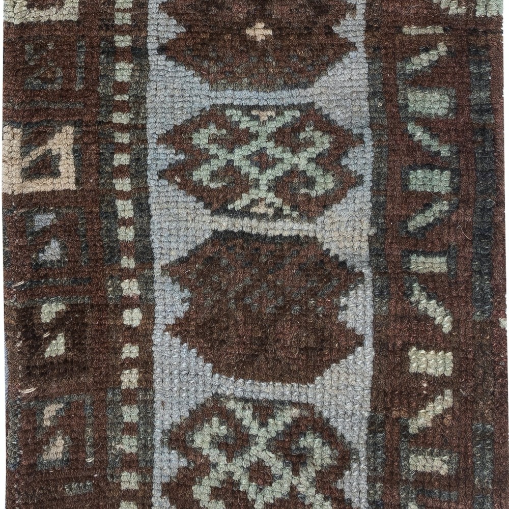 Handknotted Turkish Wool Cushion Cover. Rug Throw Pillow. Home Gift. Vintage Toss Pillow