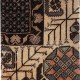 Rustic Handmade Wool Cushion Cover. Vintage Turkish Rug Pillow