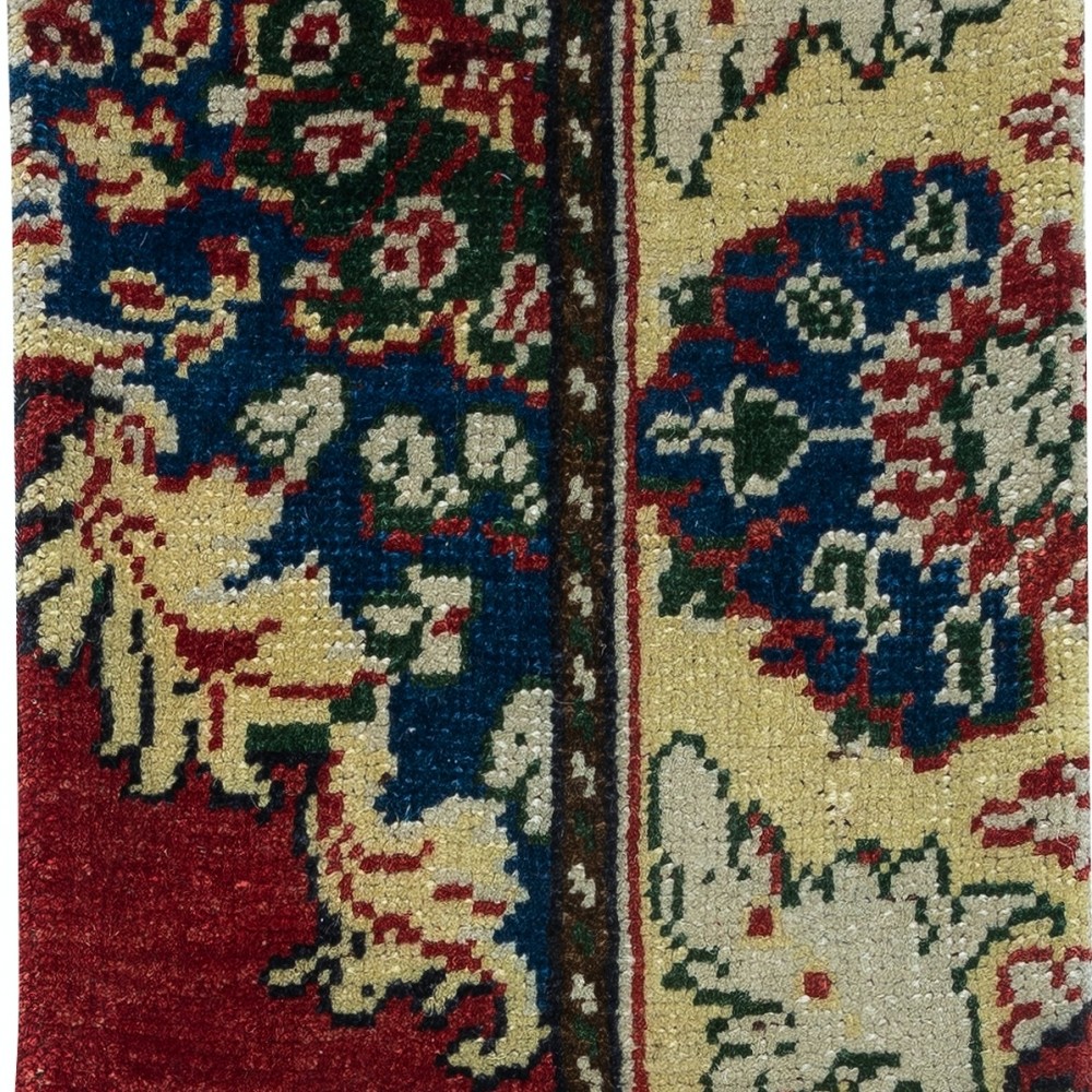 Traditional Turkish Wool Cushion Cover. Handmade Rug Pillow. Vintage Throw Pillow