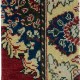 Traditional Turkish Wool Cushion Cover. Handmade Rug Pillow. Vintage Throw Pillow