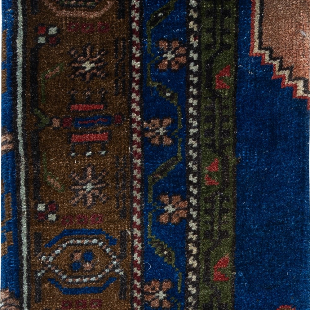 Authentic Turkish Wool Cushion Cover. Handknotted Rug Pillow. Rustic Decor. Vintage Throw Pillow