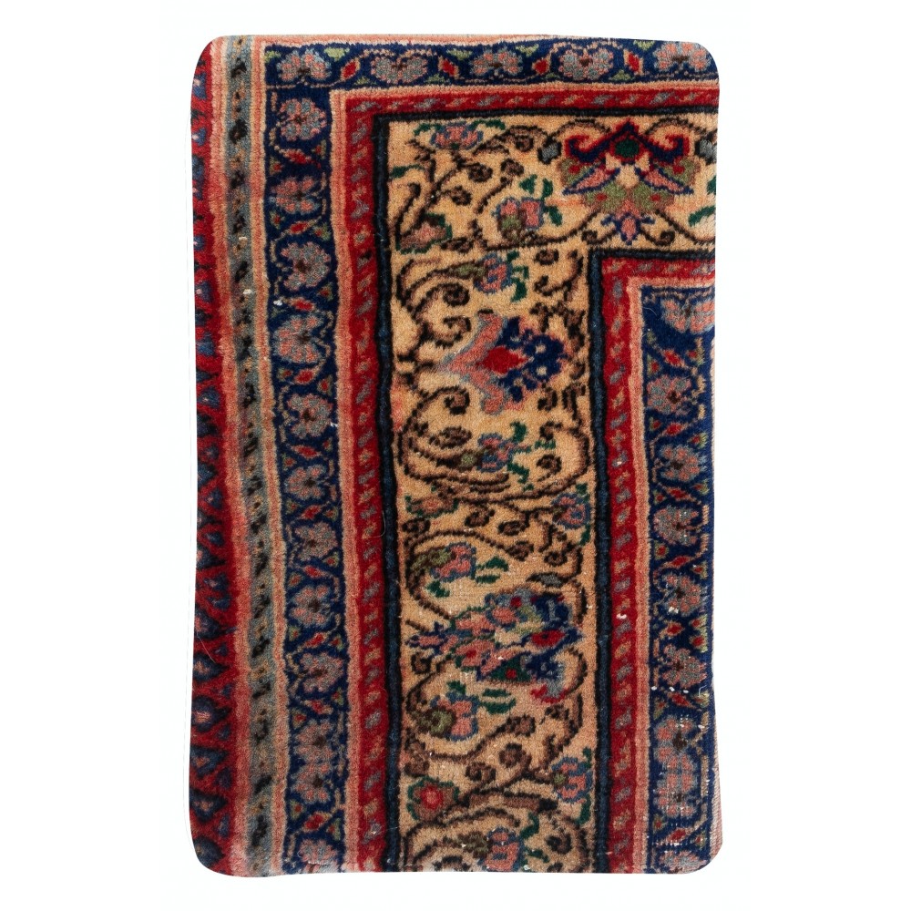 Rustic Turkish Cushion Cover. Handmade Wool Rug Pillow. Bohemian Style Toss Pillow. Vintage Toss Pillow