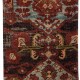 Handknotted Turkish Wool Cushion Cover. Rug Throw Pillow. Home Gift. Vintage Toss Pillow