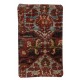 Handknotted Turkish Wool Cushion Cover. Rug Throw Pillow. Home Gift. Vintage Toss Pillow