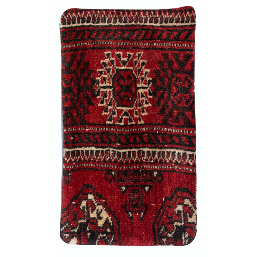 Traditional Turkish Wool Cushion Cover. Handmade Rug Pillow. Vintage Throw Pillow