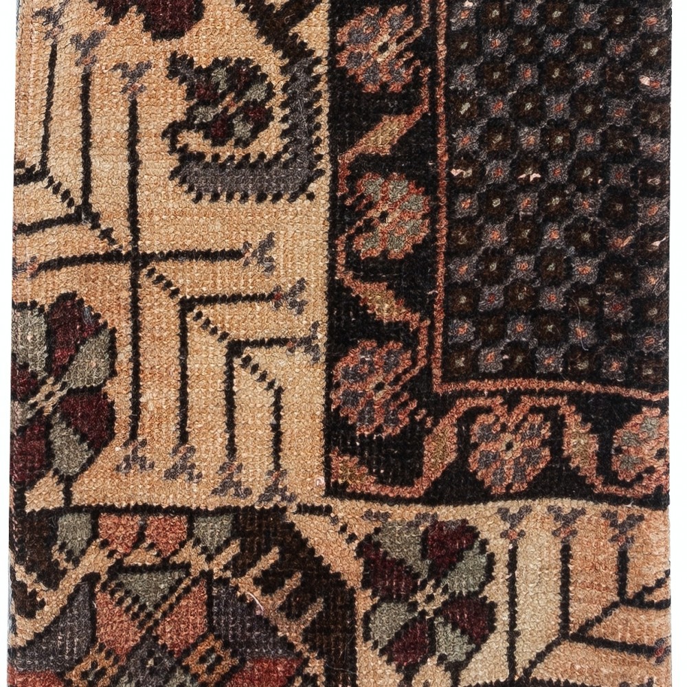 Vintage Wool Cushion. Handknotted Rug Pillow. Ethnic Home Decor. Turkish Throw Pillow
