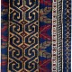 Vintage Wool Cushion. Handknotted Rug Pillow. Ethnic Home Decor. Turkish Throw Pillow
