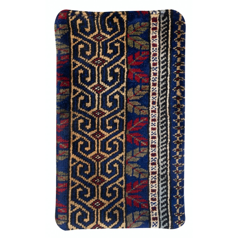 Vintage Wool Cushion. Handknotted Rug Pillow. Ethnic Home Decor. Turkish Throw Pillow