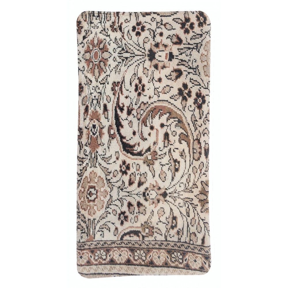Rustic Handmade Wool Cushion Cover. Vintage Turkish Rug Pillow