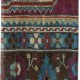 Traditional Turkish Wool Cushion Cover. Handmade Rug Throw Pillow. Home Gift