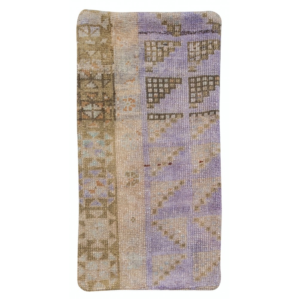 Vintage Wool Cushion. Handknotted Rug Pillow. Ethnic Home Decor. Turkish Throw Pillow