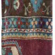 Vintage Turkish Wool Cushion Cover. Handmade Rug Pillowcase. Farmhouse Decor Throw Pillow Cover