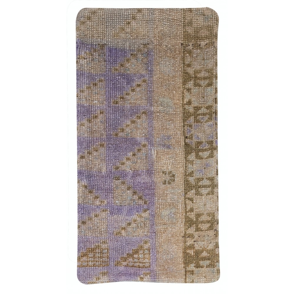 Vintage Turkish Rug Pillow Cover. Boho & Farmhouse Decor. Handmade Cushion Cover