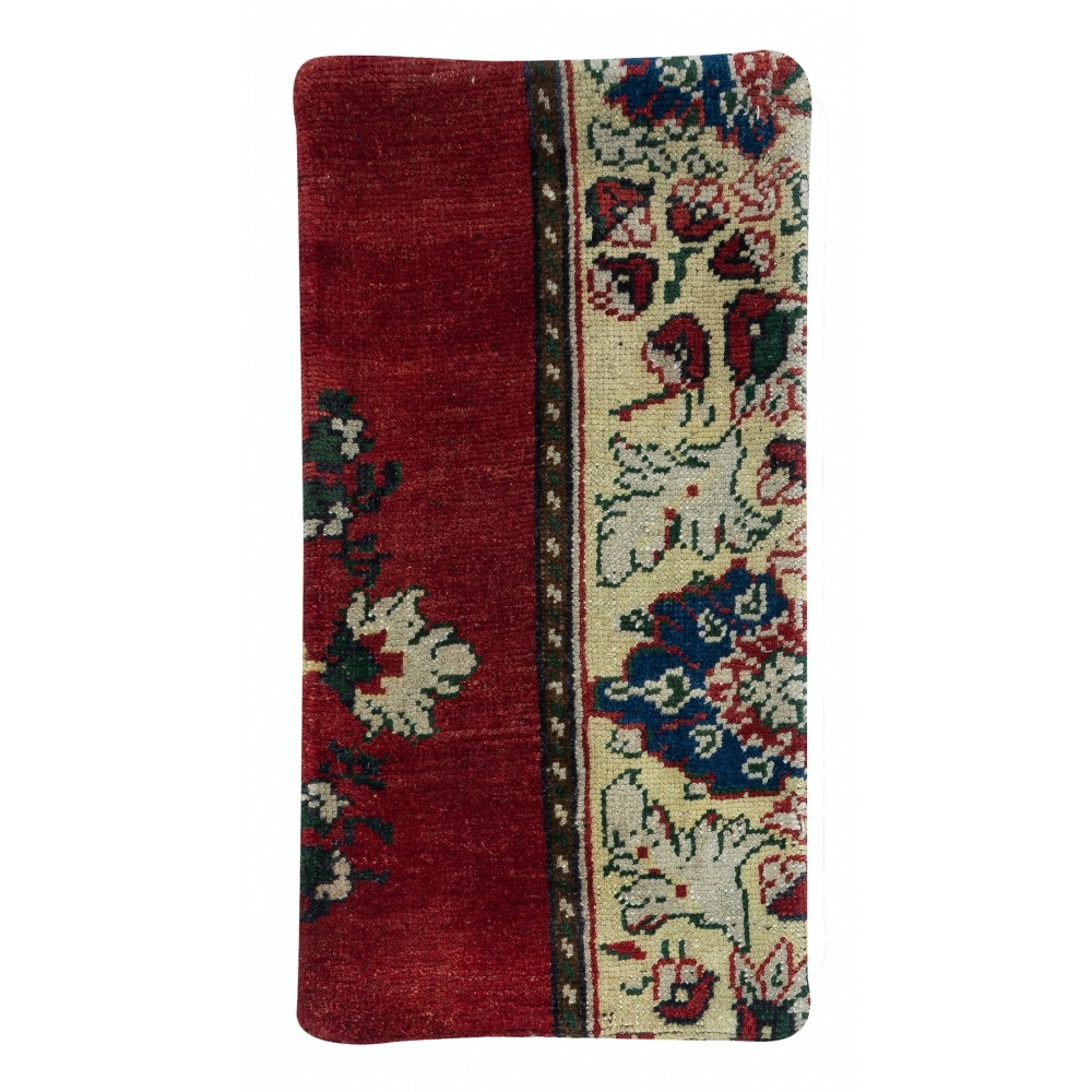 Handmade Turkish Wool Cushion Cover. Handmade Rug Pillow. Rustic Throw Pillow