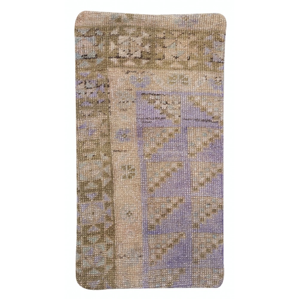 Vintage Turkish Wool Cushion Cover. Handmade Rug Pillowcase. Farmhouse Decor Throw Pillow Cover