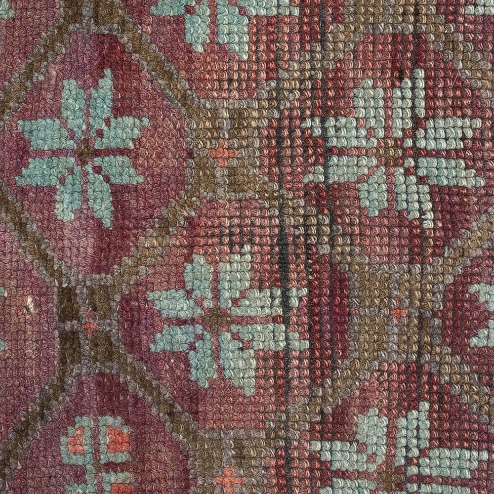 Vintage Turkish Wool Cushion Cover. Handmade Rug Pillow. Rustic Decor Throw Pillow