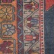 Handknotted Turkish Wool Cushion Cover. Rug Throw Pillow. Home Gift. Vintage Toss Pillow